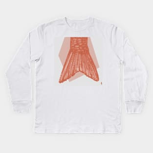 Fish tail Kids Long Sleeve T-Shirt